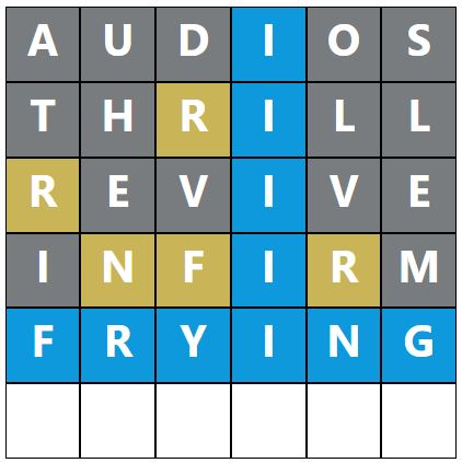Daily Word Hurdle #1433 Morning Answer - 4th January 2024
