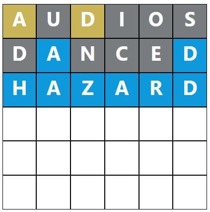 Daily Word Hurdle #1436 Afternoon Answer - 5th January 2024