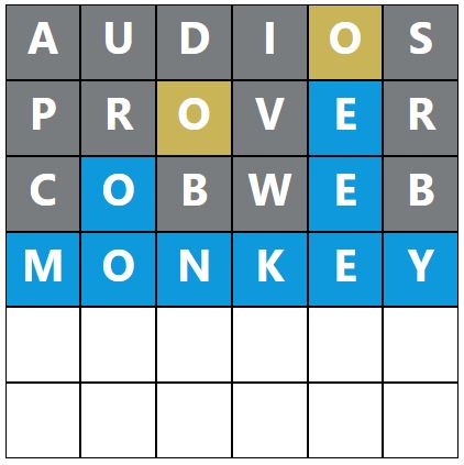 Daily Word Hurdle #1437 Morning Answer - 6th January 2024