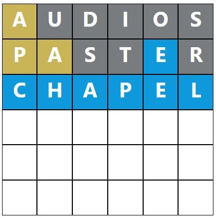 Daily Word Hurdle #1441 Morning Answer - 8th January 2024