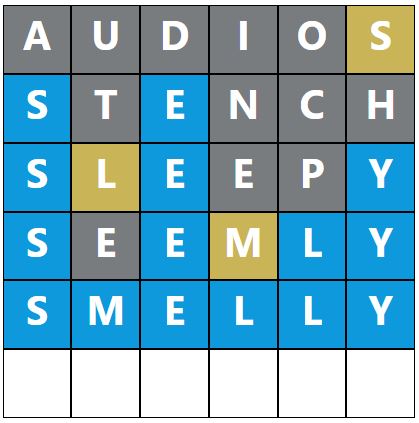 Daily Word Hurdle #1454 Afternoon Answer - 14th January 2024
