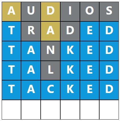 Daily Word Hurdle #1456 Afternoon Answer - 15th January 2024