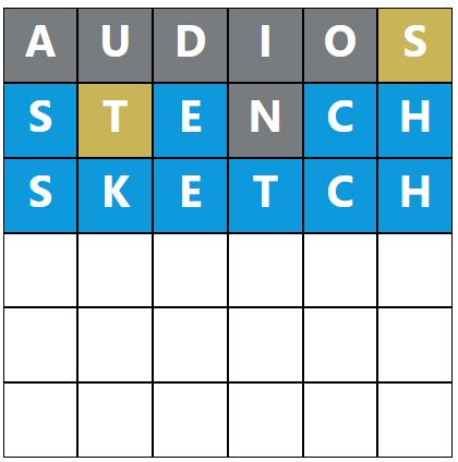 Daily Word Hurdle #1460 Afternoon Answer - 17th January 2024