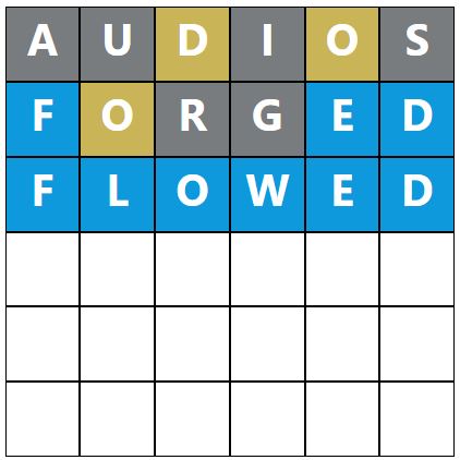 Daily Word Hurdle #1462 Afternoon Answer - 18th January 2024