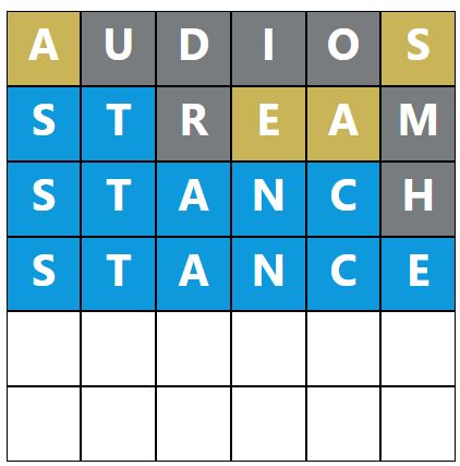 Daily Word Hurdle #1463 Morning Answer - 19th January 2024