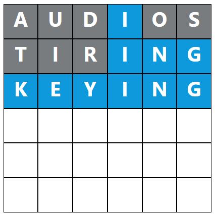 Daily Word Hurdle #1464 Afternoon Answer - 19th January 2024