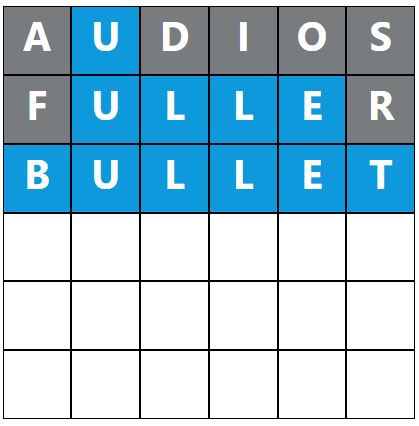Daily Word Hurdle #1465 Morning Answer - 20th January 2024