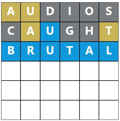 Daily Word Hurdle #1469 Morning Answer - 22nd January 2024