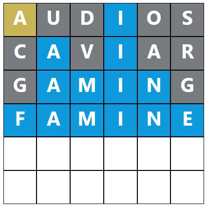 Daily Word Hurdle #1470 Afternoon Answer - 22nd January 2024