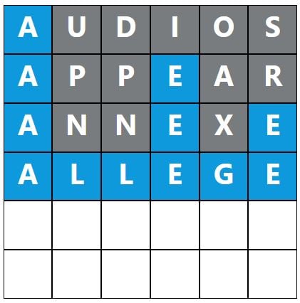 Daily Word Hurdle #1484 Afternoon Answer - 29th January 2024