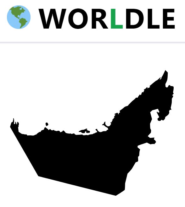 Daily Worldle 711 Country - January 2nd 2024