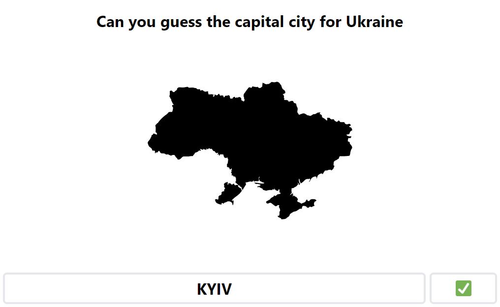 Daily Worldle 712 Bonus Capital City - January 3rd 2024