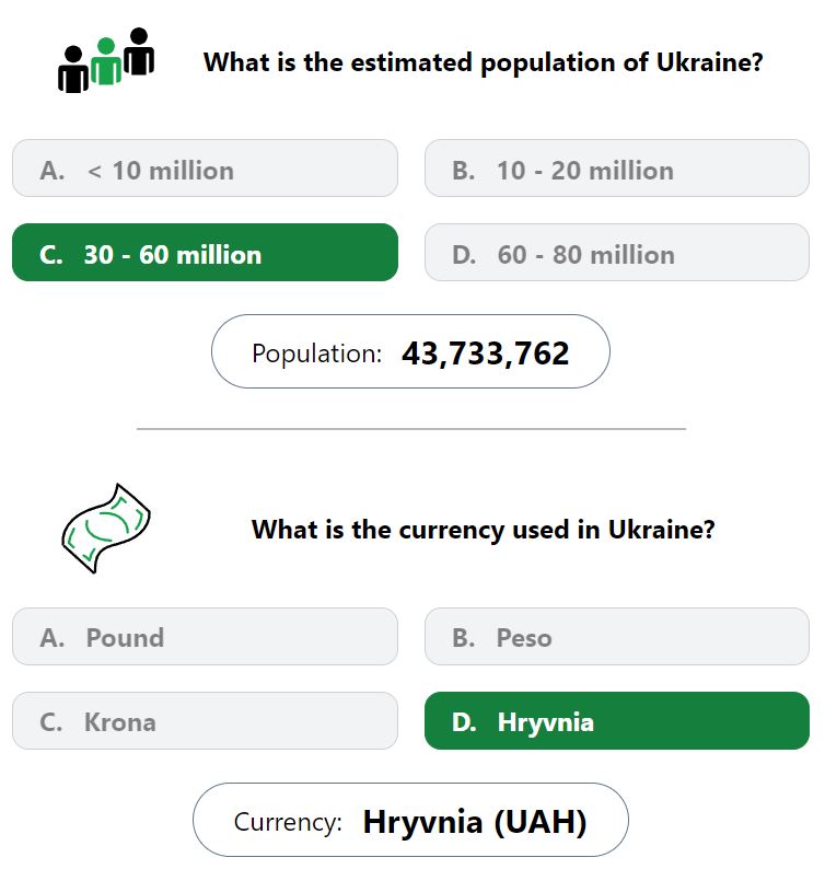 Daily Worldle 712 Bonus Currency & Population Answer - January 3rd 2024