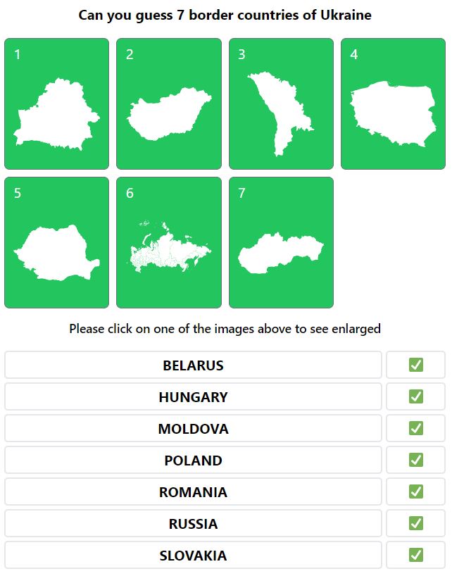Daily Worldle 712 Bonus Neighbouring Countries Answers - January 3rd 2024
