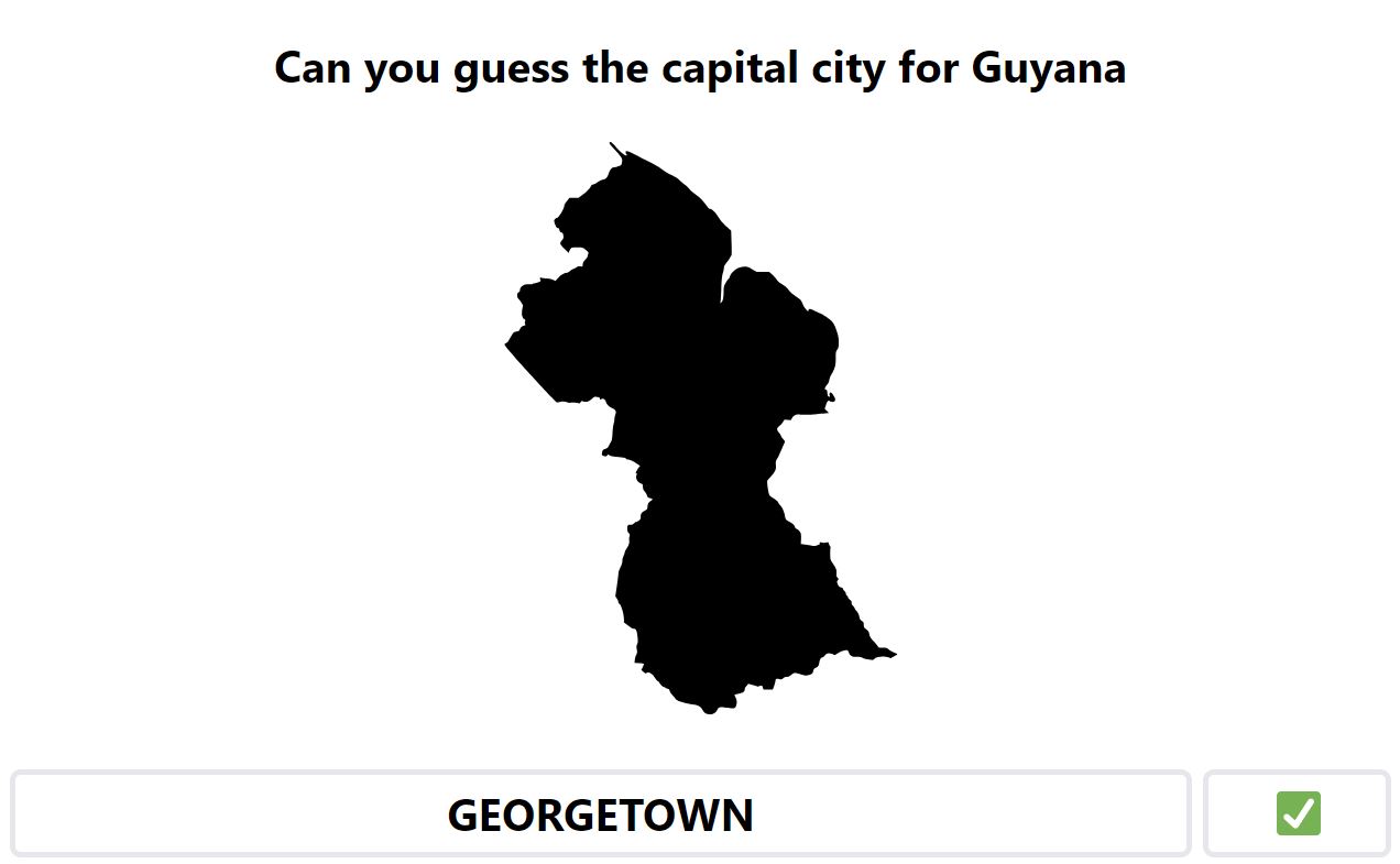 Daily Worldle 713 Bonus Capital City - January 4th 2024