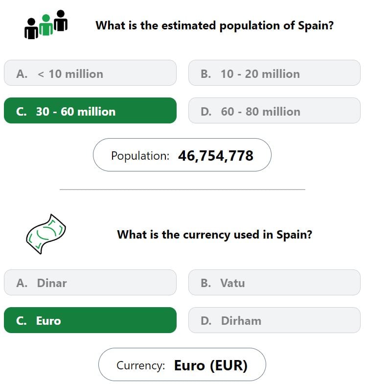 Daily Worldle 714 Bonus Currency & Population Answer - January 5th 2024