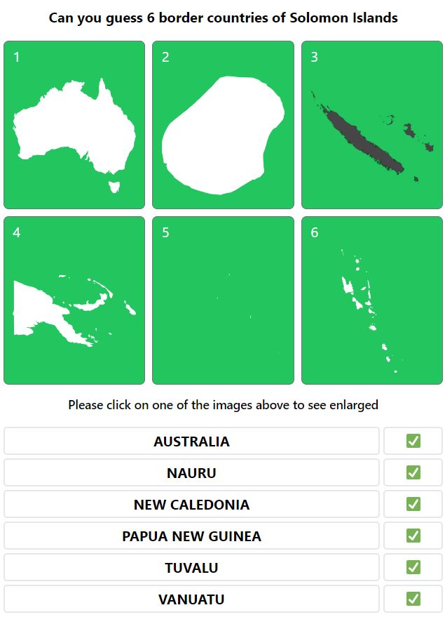 Daily Worldle 715 Bonus Neighbouring Countries Answers - January 6th 2024