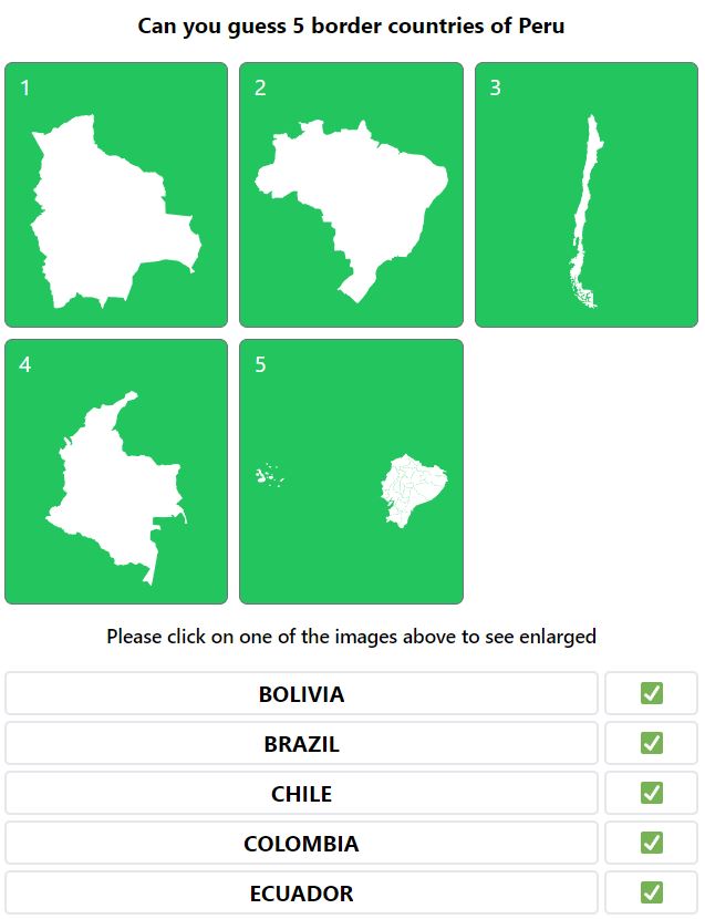 Daily Worldle 719 Bonus Neighbouring Countries Answers - January 10th 2024