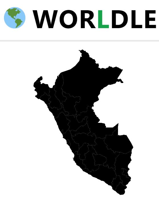 Daily Worldle 719 Country - January 10th 2024