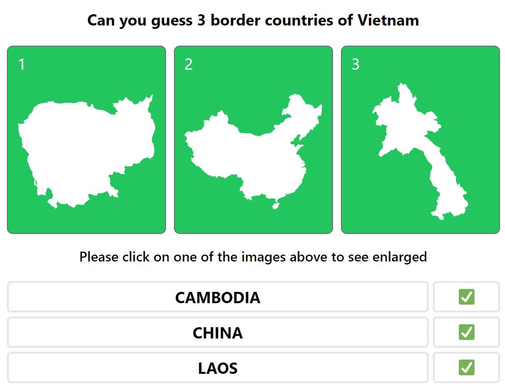 Daily Worldle 721 Bonus Neighbouring Countries Answers - January 12th 2024