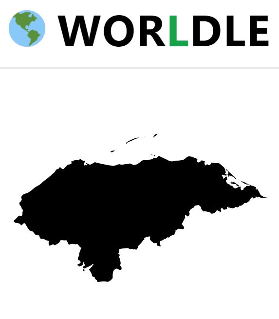 Daily Worldle 726 Country - January 17th 2024