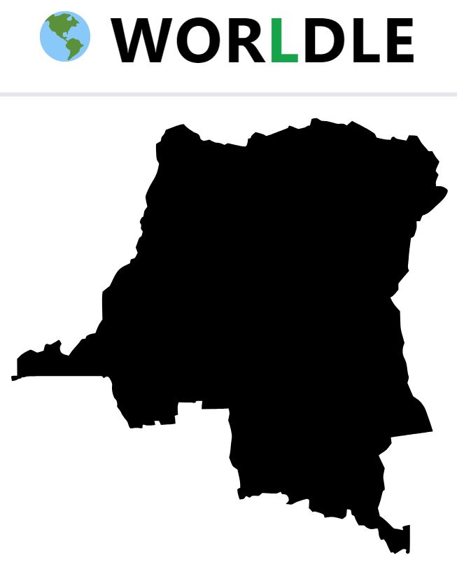 Daily Worldle 727 Country - January 18th 2024