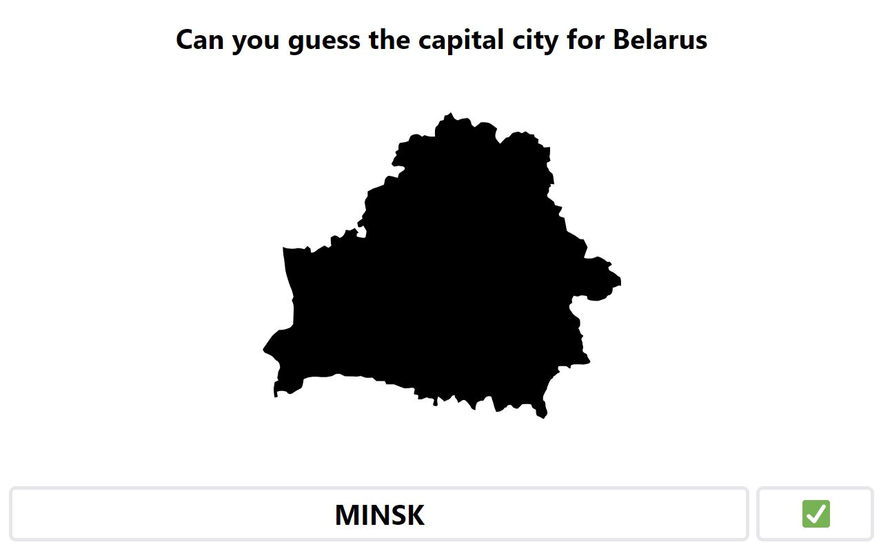 Daily Worldle 731 Bonus Capital City - January 22nd 2024