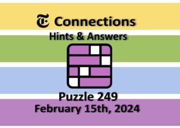 Daily NYT Connections 249 Answers - February 15th 2024