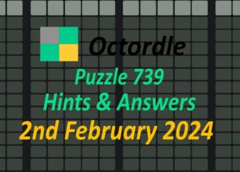 Daily Octordle 739 - February 2nd 2024