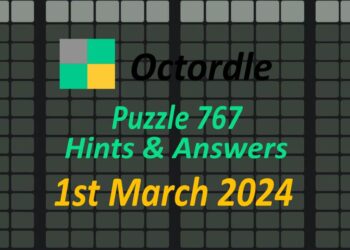 Daily Octordle 767 - March 1st 2024