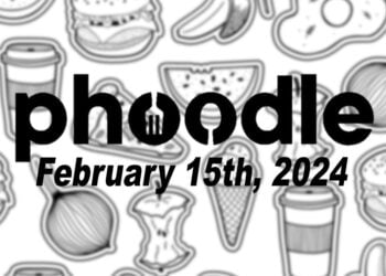 Daily Phoodle - 15th February 2024