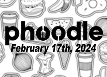 Daily Phoodle - 17th February 2024