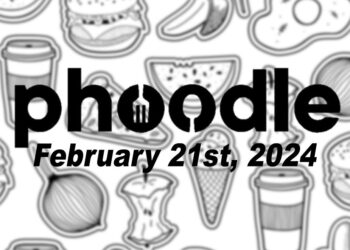 Daily Phoodle - 21st February 2024