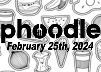Daily Phoodle - 25th February 2024