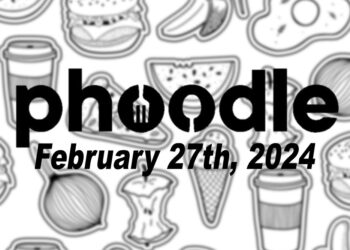 Daily Phoodle - 27th February 2024