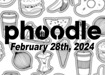 Daily Phoodle - 28th February 2024