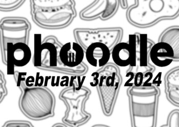 Daily Phoodle - 3rd February 2024