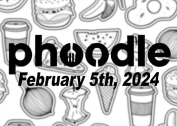 Daily Phoodle - 5th February 2024