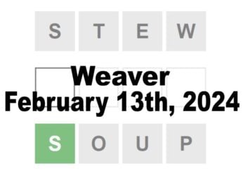 Daily Weaver Answers - 13th February 2024