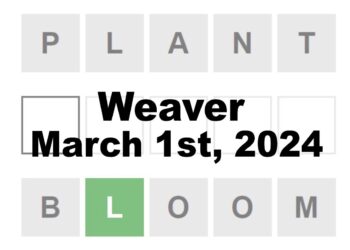 Daily Weaver Answers - 1st February 2024