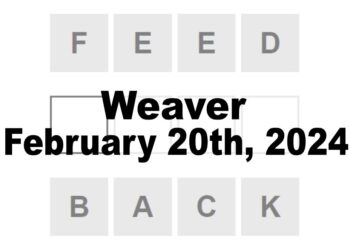 Daily Weaver Answers - 20th February 2024