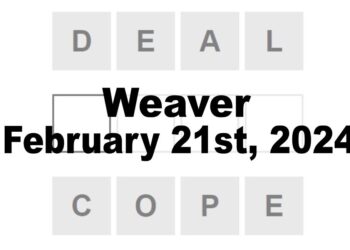 Daily Weaver Answers - 21st February 2024