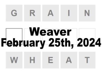 Daily Weaver Answers - 25th February 2024