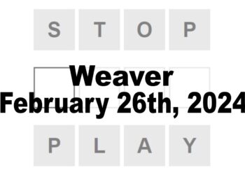 Daily Weaver Answers - 26th February 2024