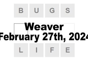Daily Weaver Answers - 27th February 2024