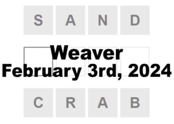 Daily Weaver Answers - 3rd February 2024