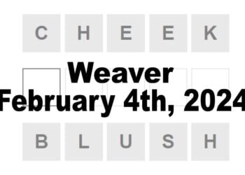 Daily Weaver Answers - 4th February 2024