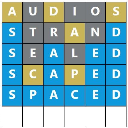 Daily Word Hurdle #1502 Afternoon Answer - 7th February 2024