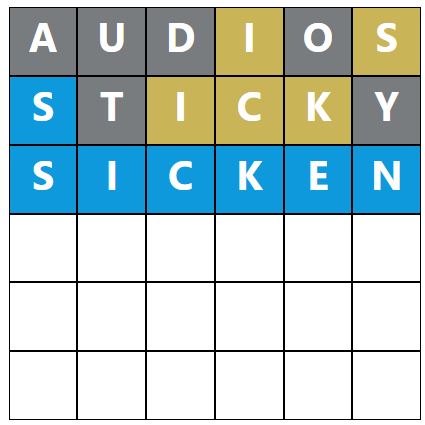 Daily Word Hurdle #1548 Afternoon Answer - 1st March 2024