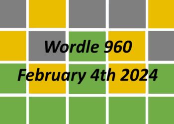 Daily Wordle 960 - 4th February 2024